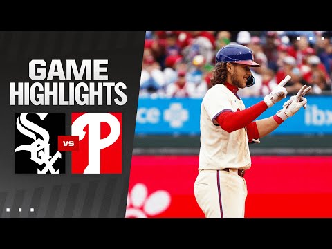 White Sox vs. Phillies Game Highlights (4/21/24) 