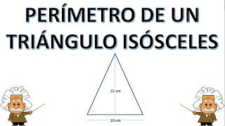 PERÍMETRO DE UN TRIÁNGULO ISÓSCELES
