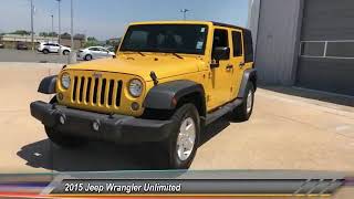 2015 Jeep Wrangler Unlimited Bossier City LA TB727862