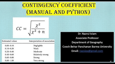Contingency Coefficient