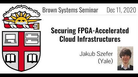 Systems Seminar: Jakub Szefer (Yale)