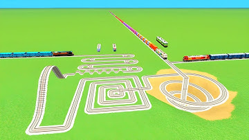 💖TRAINS CROSSIN GROUND LEVEL TRACK CIRCLE SILDE SQUARE ROUTEED TRACK RAILWORK BEANG 