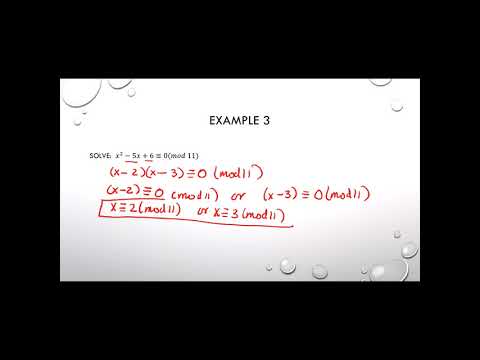 Solving Quadratic Congruences