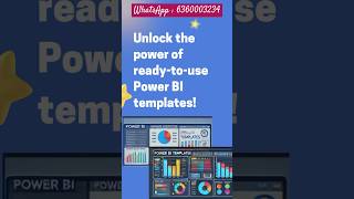 Premium Power BI Templates &amp; Tools! #powerbi #powerbidashboard #powerbitricks #powerbibasics