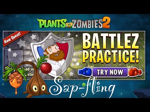 Plants vs Zombies 2 Season 4 Battlez Sap-fling Practice Room (PvZ Week 73)