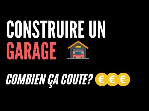 Vidéo: Combien coûte la construction d'un garage en parpaings ?