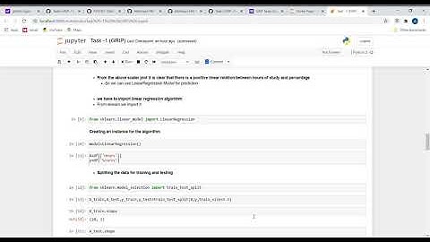 Task 1 (GRIP) predicting score for 9.25 hours of study using linear regression