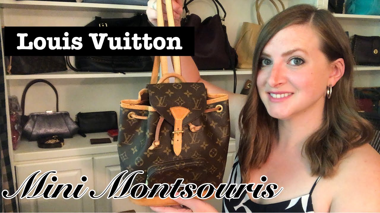 REVIEW* Louis Vuitton Mini Montsouris Backpack! What Fits, Mod