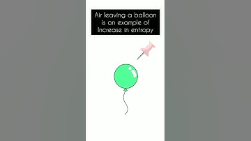 Example of increase in entropy.