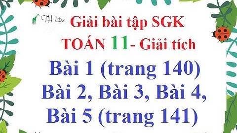 Bài tập toán 11 sgk trang 140 bài 4