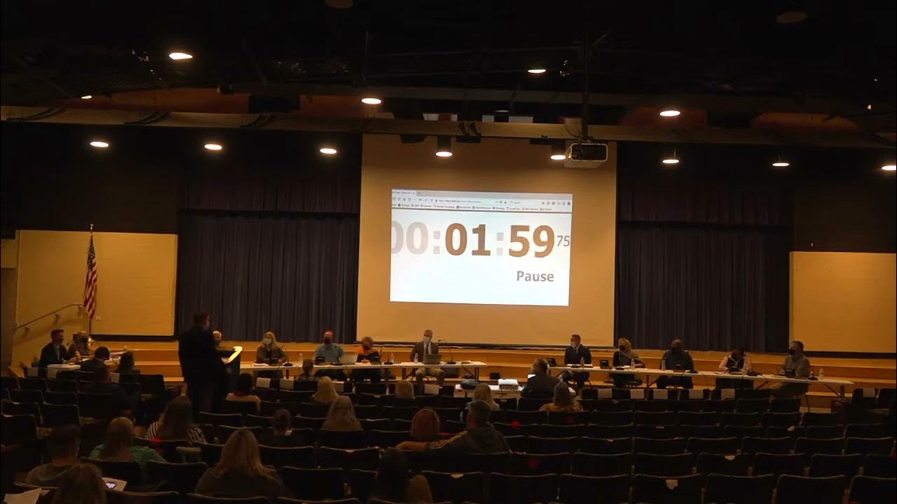 WCASD School Board Meeting on October 25 2021 YouTube