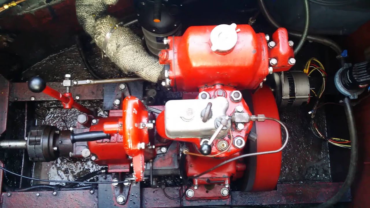 Sabb 10hp single diesel engine YouTube