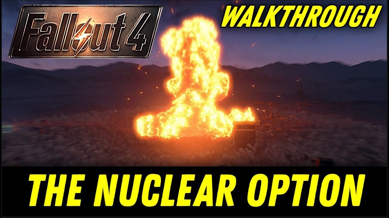 Fallout 4 - The Nuclear Option: Destroying the Institute (Walkthrough)