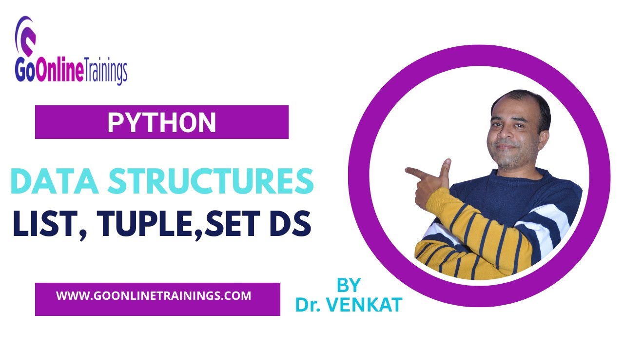 Data Structures List Tuple Set in Python - YouTube