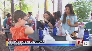 Summer meal program