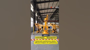 Automatic palletizing robots, efficient helpers for palletizing#palletizingrobot #robotarm
