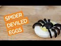 Spider Deviled Eggs (Halloween Recipe)