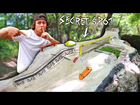 We Found A Hidden Fingerboard Park In The Woods