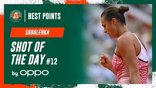 Shot of the day #12 Aryna Sabalenka | Roland-Garros 2023