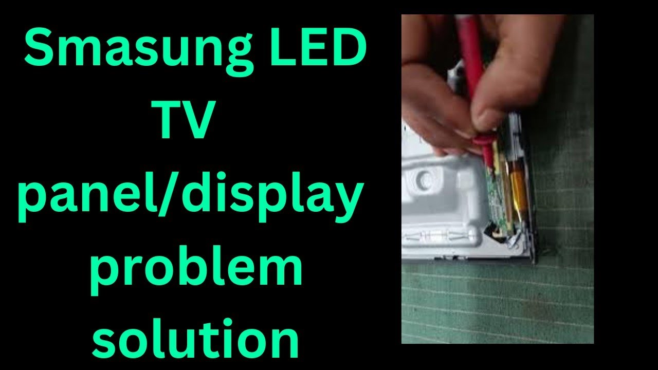samsung 43 inch led tv display problem/panel problem solution - YouTube