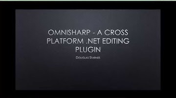 Using the OmniSharp Plugin with the Atom Text Editor