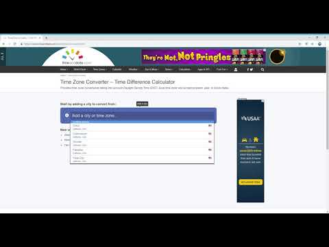 World Time Converter using UTC 0