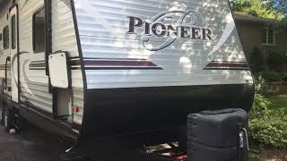 Heartland pioneer Leaking camper front storage area