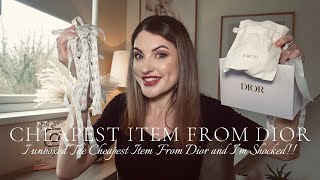 I Bought The CHEAPEST Item From DIOR! || * FREE GIFTS!? * || DIOR unboxing 2022
