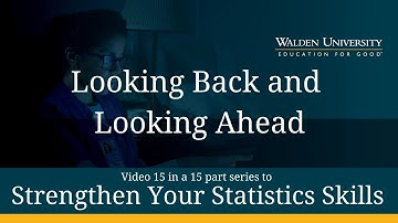Strengthen Your Stats Skills: Look Back and Looking Ahead