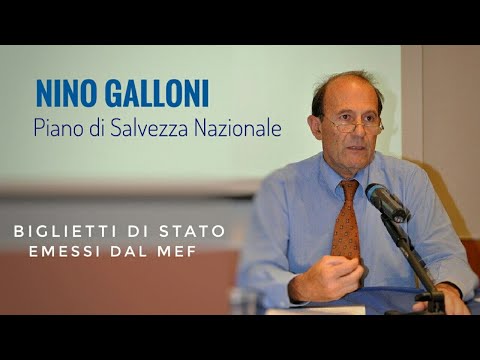 Antonino Galloni - Piano di salvezza nazionale - 2/6: emissione di statonote