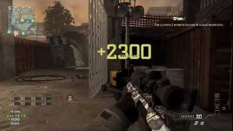 Double Kill sniper MW3 !!