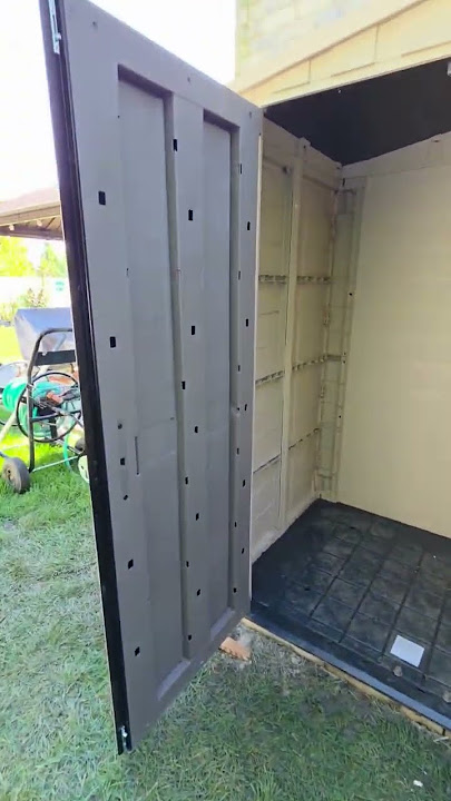 Keter Factor Storage Shed Install