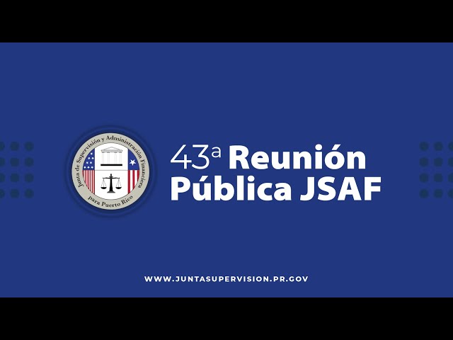 JSAF 43a Reunión Púbica