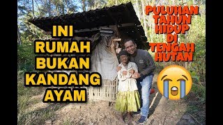 NENEK SEBATANG KARA PULUHAN TAHUN TINGGAL DI HUTAN PINUS. HIDUP DI GUBUK REOT MIRIP KANDANG AYAM.