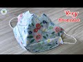 Very Breathable 🔥🔥Diy Face Mask | Very Simple Face Mask Sewing Tutorial | Máscara 3D