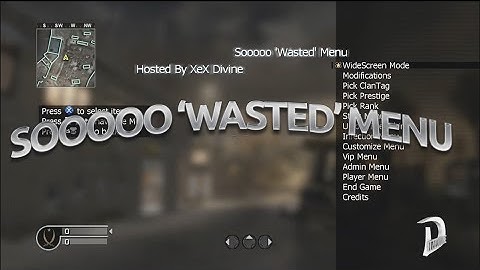 [XBOX 360] Sooooo Wasted COD 4 Mod Menu [TU4]