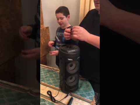Часть 2 - ZQS4239 квадратная портативная Bluetooth-колонка со светодиодной подсветкой распаковка.