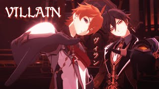 Download Lagu 【MMD Genshin | ProSeka】Villain😈/ヴィラン「Childe Bday Special!🦊ft. Zhongli☄️」 MP3