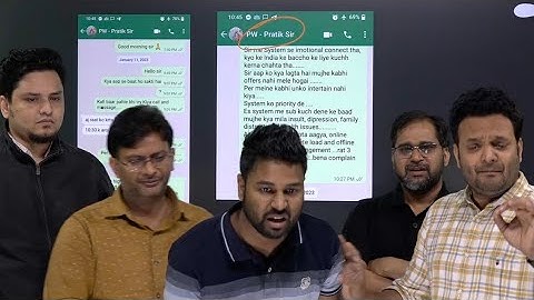 Tarun Sir, Md sir, Sarvesh Sir, MSM sir Crying Moment