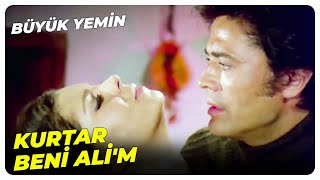 Ali'm, Yılanın Başını Eziyor! | Büyük Yemin - Fatma Girik Cüneyt Arkın Eski Türk Filmi