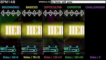 DDR / in love wit you - SINGLE (DanceDanceRevolution X2)