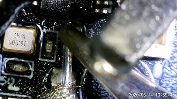 Tinyhawk 2 - new antenna soldering