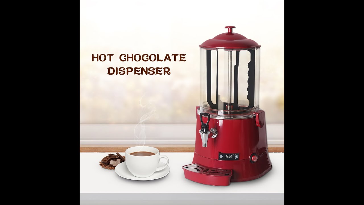 ITOP Chocolate Machine 5L Hot Chocolate Dispenser Beverage Warmer Machine  Commercial Machine For Cafe Milk, Party, Buffet