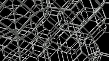 Truncated octahedron structure zoom