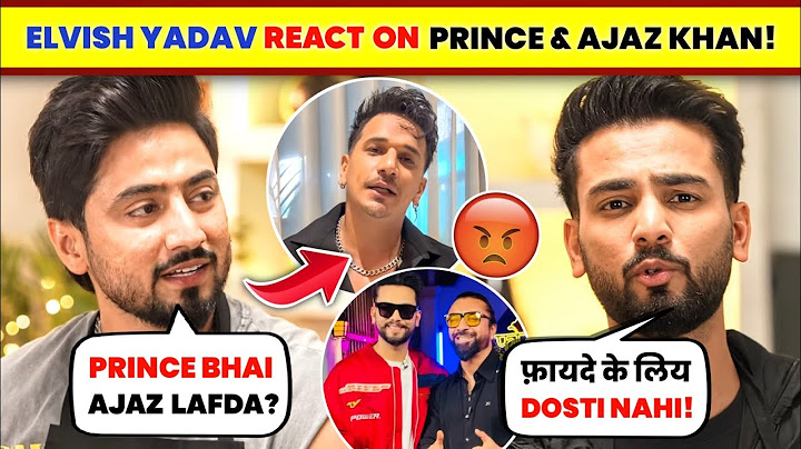 OMG!🤯 Elvish Yadav REPLY TO Prince Narula Controversy😡| Elvish Yadav On Ajaz Khan| Mr faisu & Elvish