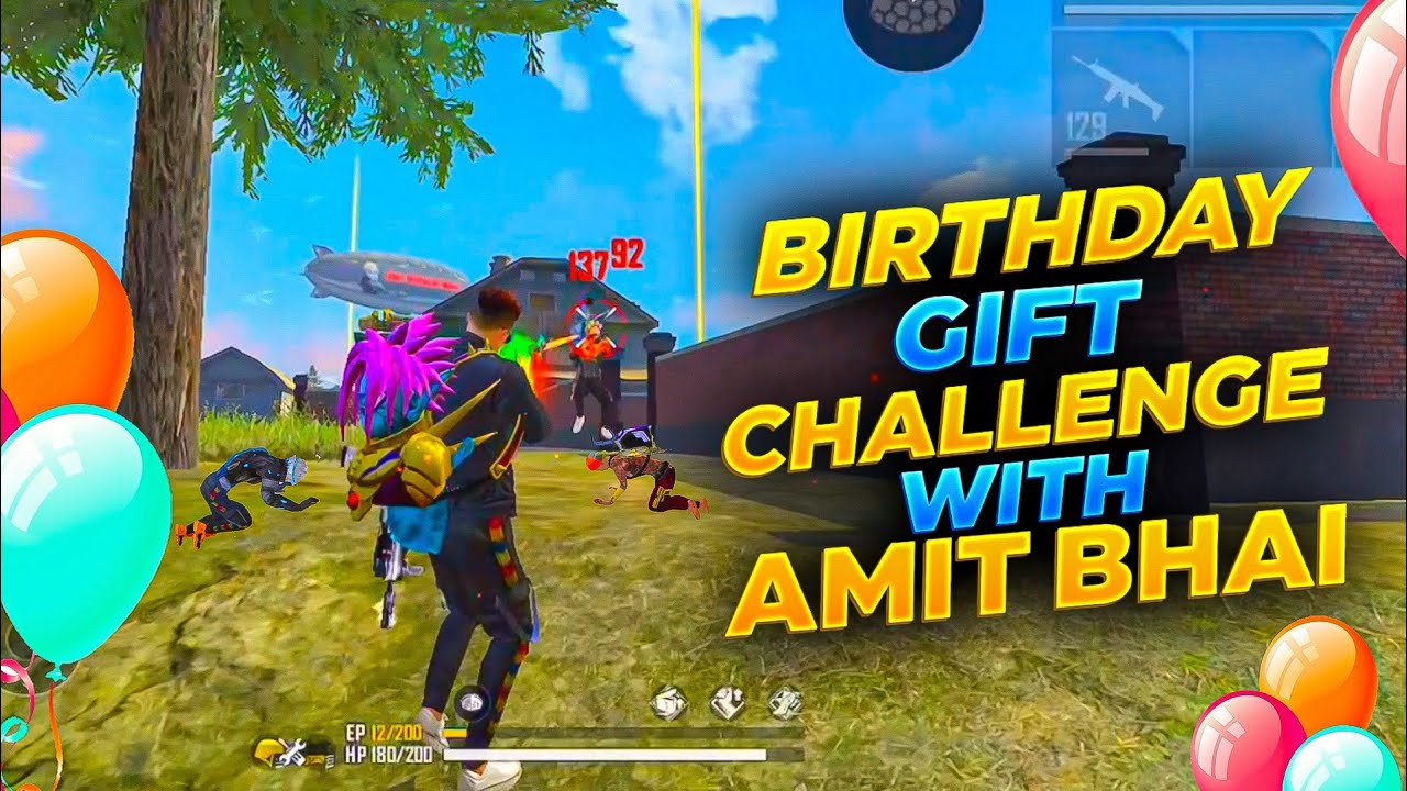 Amit Bhai Birthday Gift CR7 Emote Challenge- Romeo Gamer Garena Free Fire