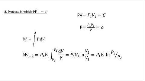 PdV Work in Various Quasi Static Process | Thermodynamics