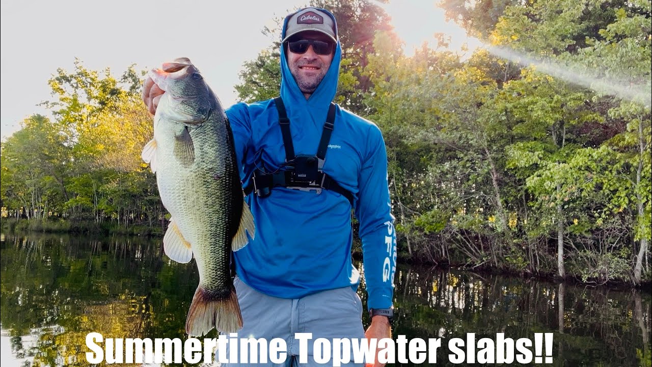 Big Bass Crushing TOPWATER!!!!