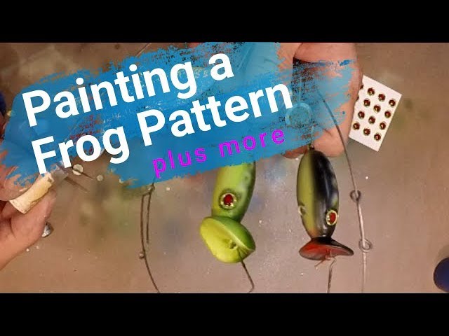 Painting a custom topwater lure 