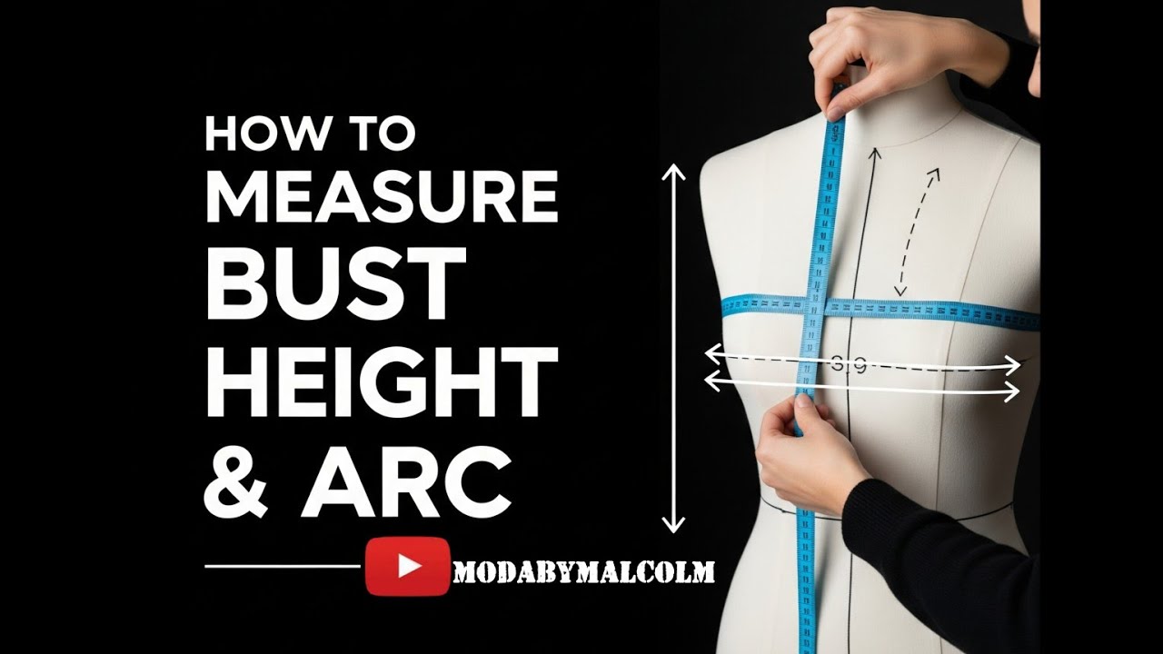#onlinepatternclass : How to Measure Bust Height & Arc Accurately ...